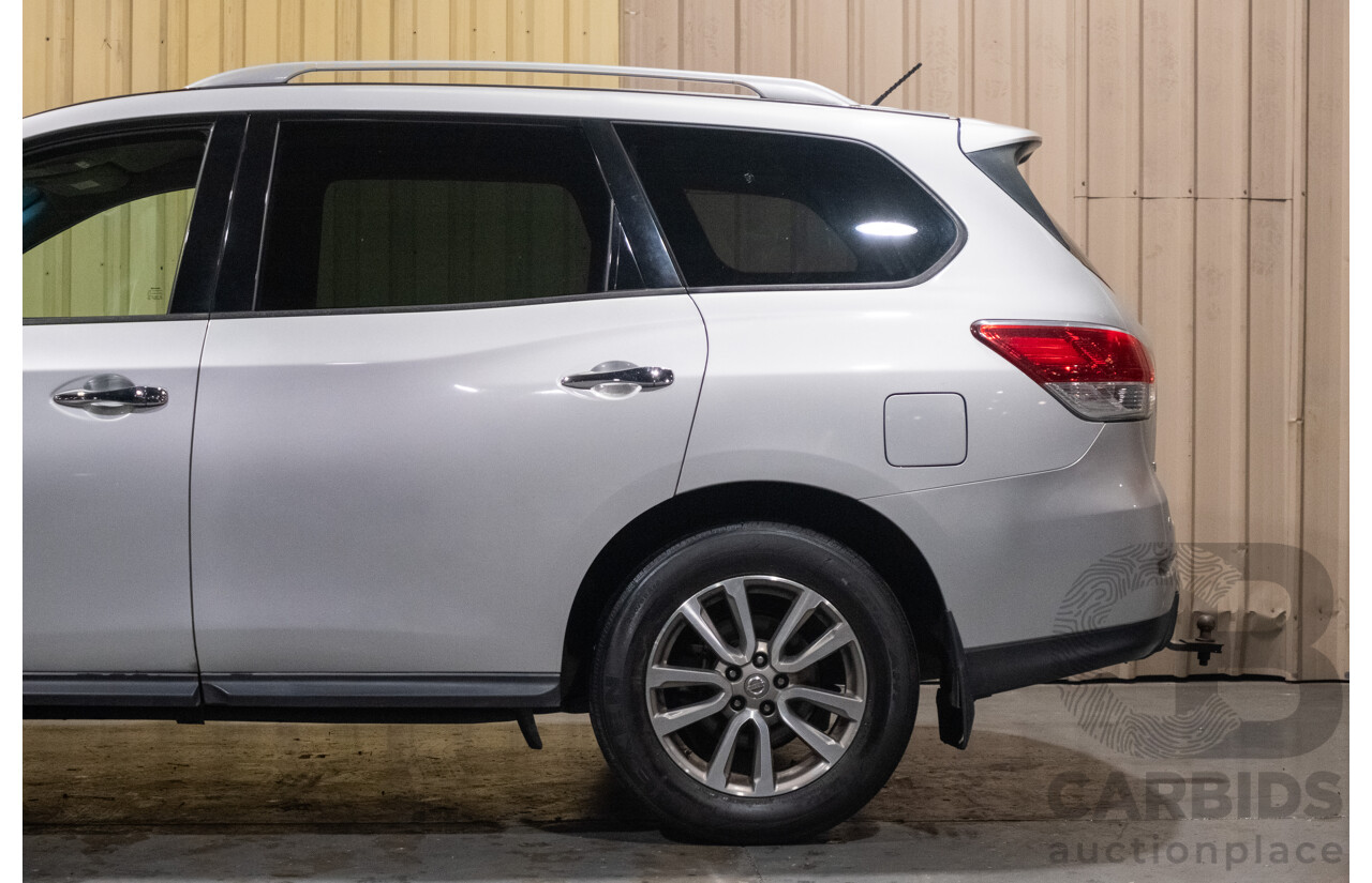 7/2015 Nissan Pathfinder ST R52 4d Wagon Metallic Silver V6 3.5L - 7 Seater