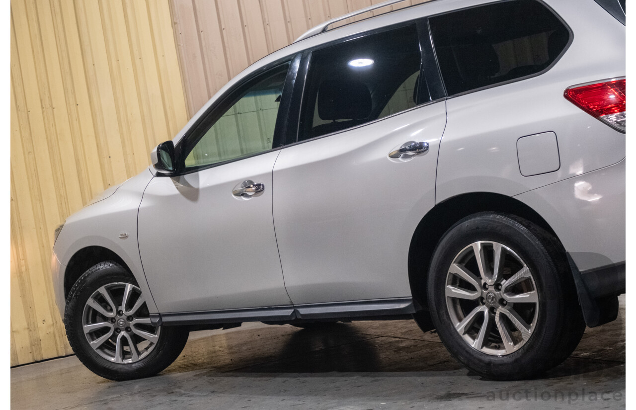 7/2015 Nissan Pathfinder ST R52 4d Wagon Metallic Silver V6 3.5L - 7 Seater
