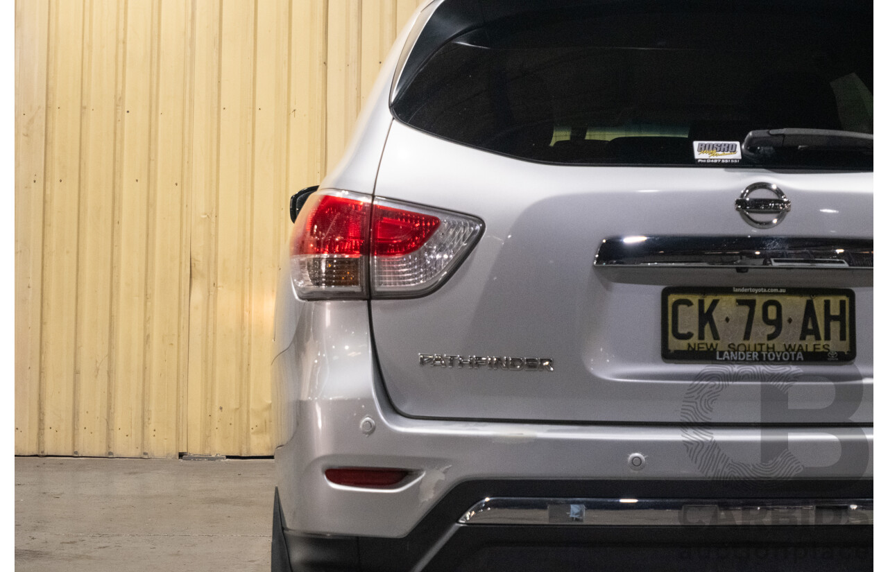 7/2015 Nissan Pathfinder ST R52 4d Wagon Metallic Silver V6 3.5L - 7 Seater