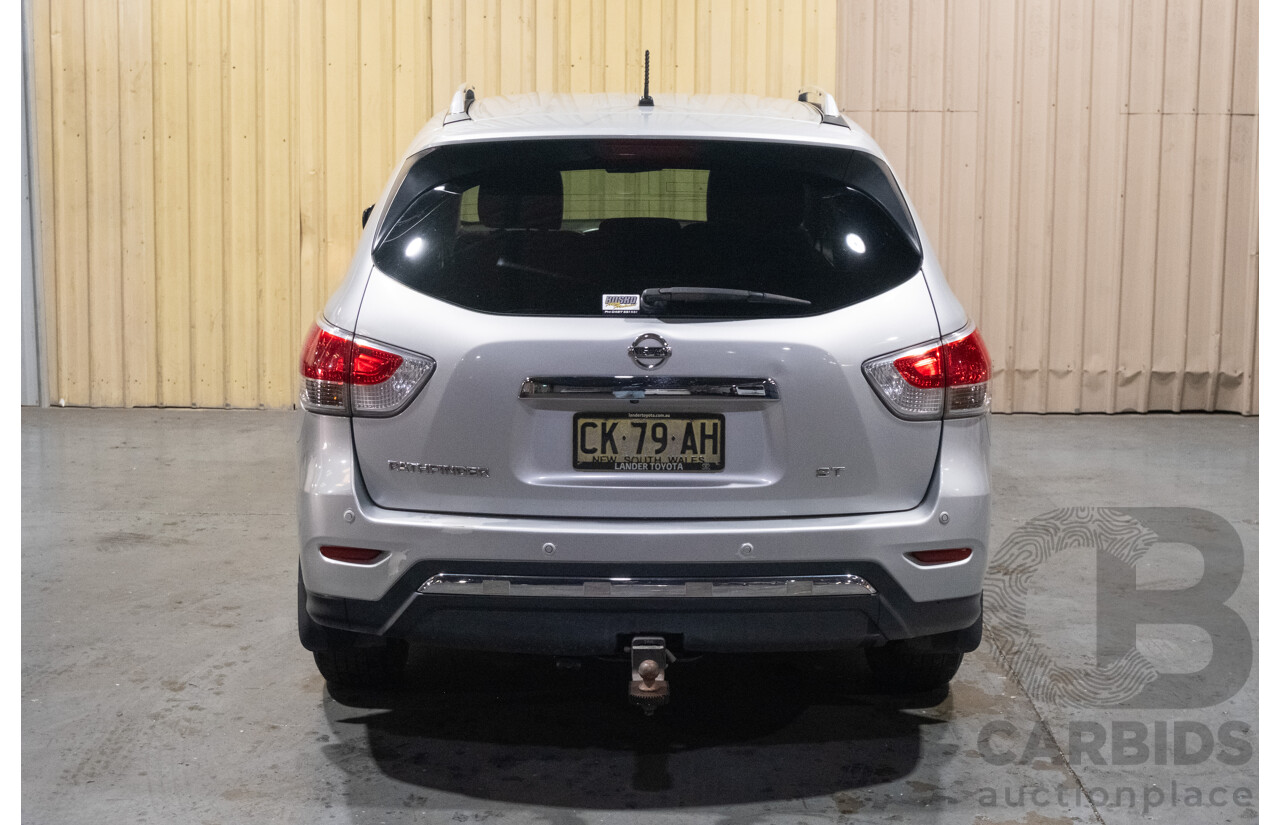 7/2015 Nissan Pathfinder ST R52 4d Wagon Metallic Silver V6 3.5L - 7 Seater