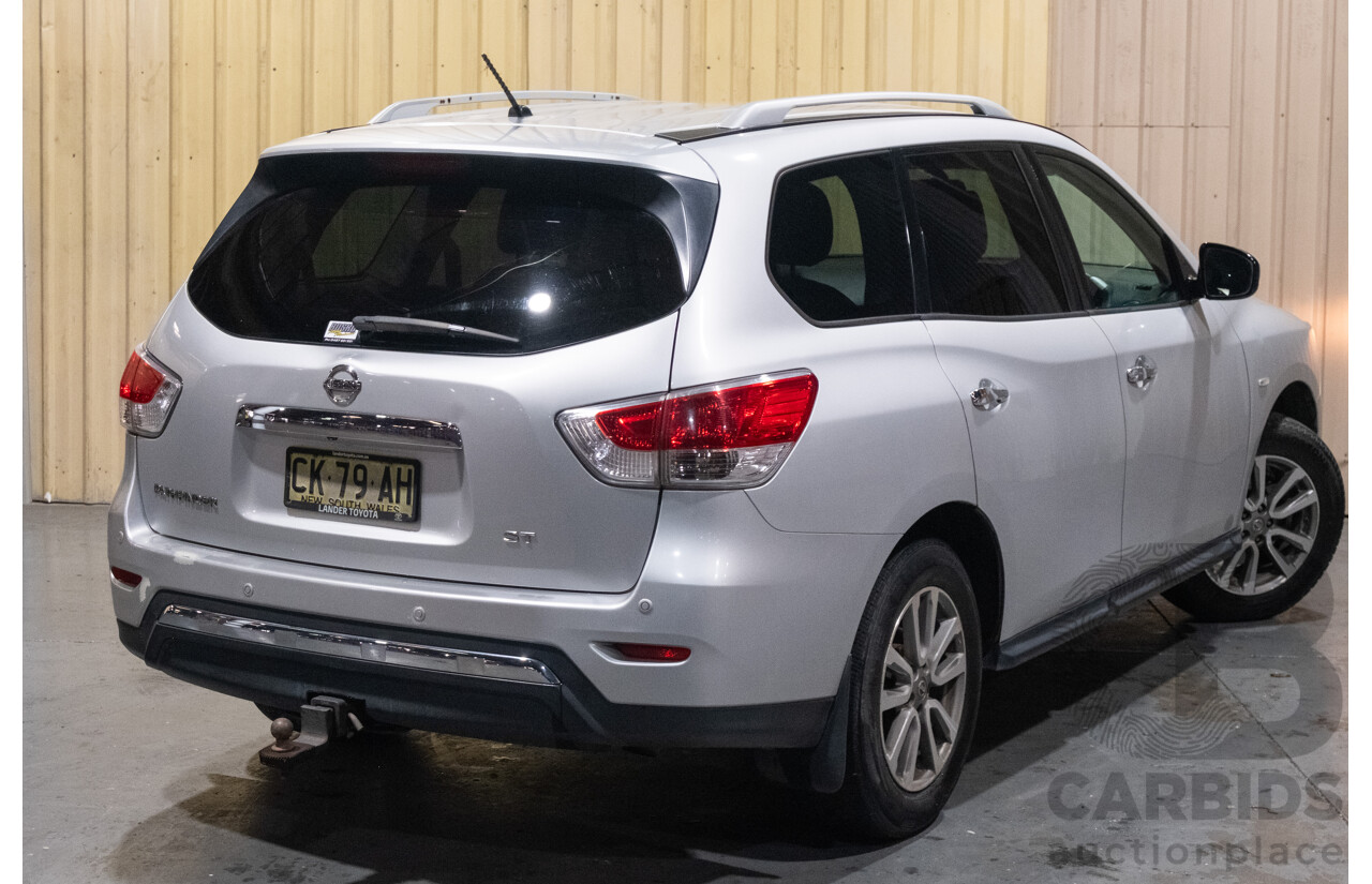 7/2015 Nissan Pathfinder ST R52 4d Wagon Metallic Silver V6 3.5L - 7 Seater