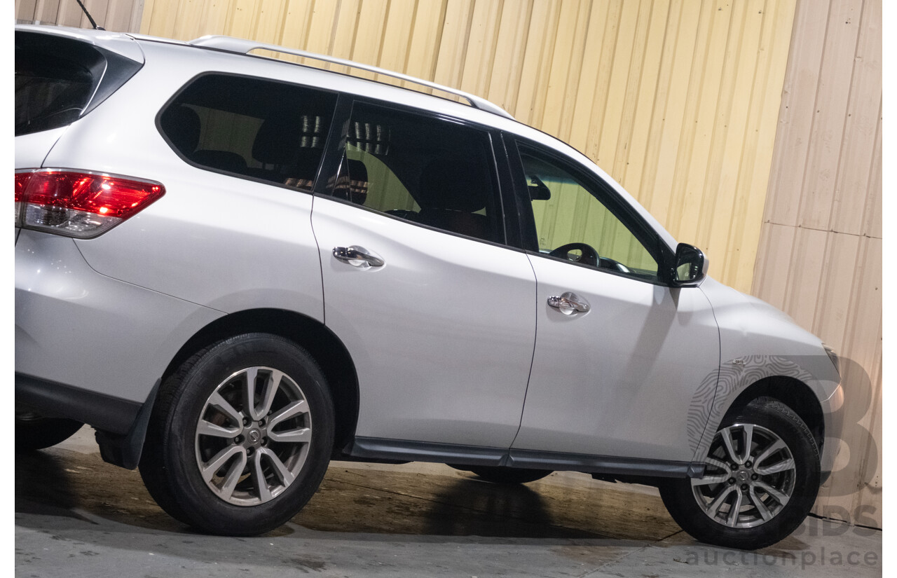 7/2015 Nissan Pathfinder ST R52 4d Wagon Metallic Silver V6 3.5L - 7 Seater