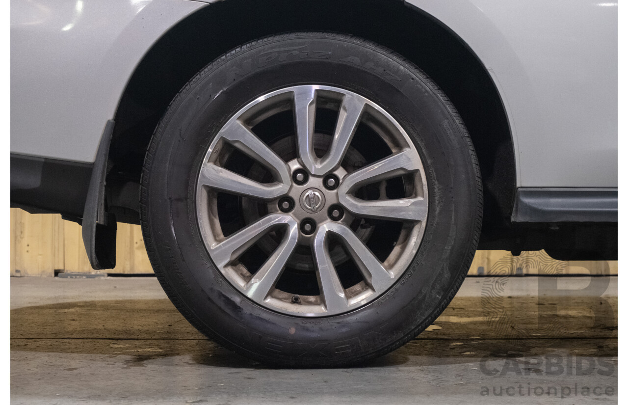 7/2015 Nissan Pathfinder ST R52 4d Wagon Metallic Silver V6 3.5L - 7 Seater