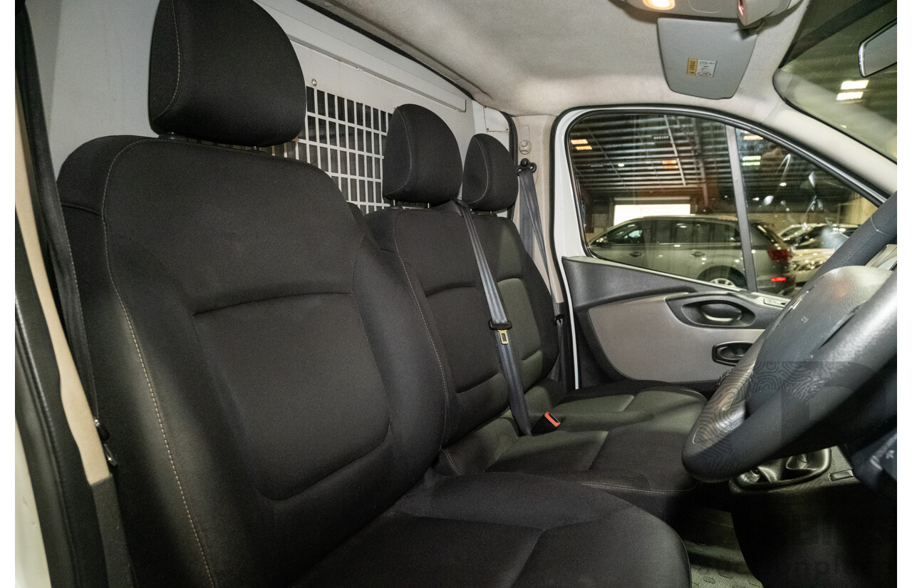 1/2019 Renault Trafic SWB X82 4d Van White Turbo Diesel 1.6L