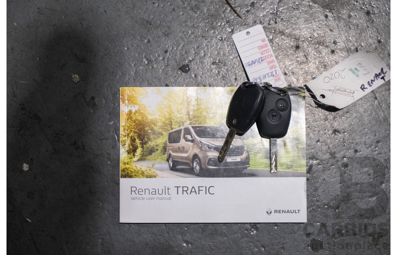 1/2019 Renault Trafic SWB X82 4d Van White Turbo Diesel 1.6L