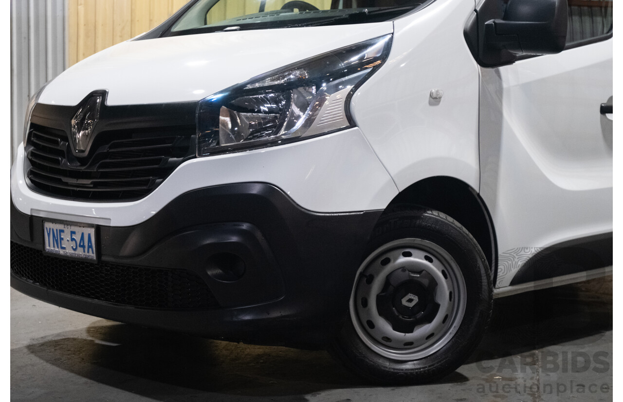 1/2019 Renault Trafic SWB X82 4d Van White Turbo Diesel 1.6L