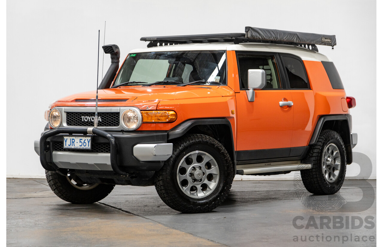 12/2012 Toyota Fj Cruiser (4x4) GSJ15R 4d Wagon Orange Clay V6 4.0L
