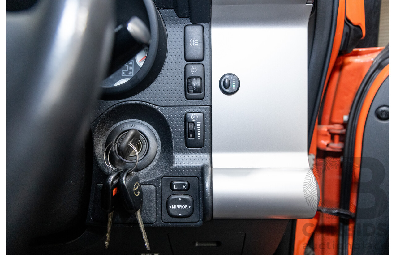 12/2012 Toyota Fj Cruiser (4x4) GSJ15R 4d Wagon Orange Clay V6 4.0L