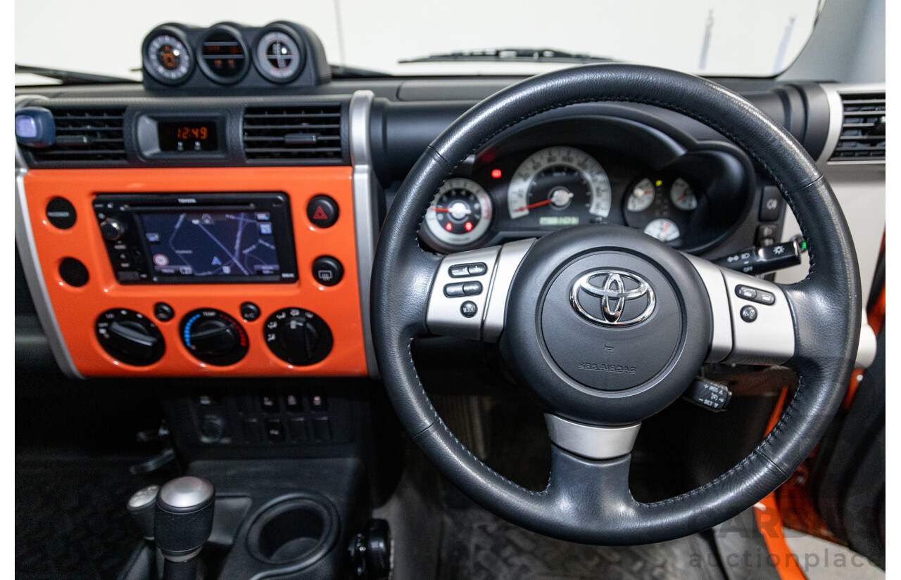 12/2012 Toyota Fj Cruiser (4x4) GSJ15R 4d Wagon Orange Clay V6 4.0L