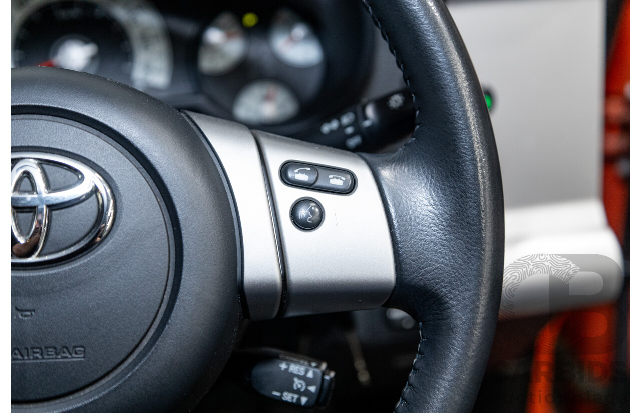 12/2012 Toyota Fj Cruiser (4x4) GSJ15R 4d Wagon Orange Clay V6 4.0L