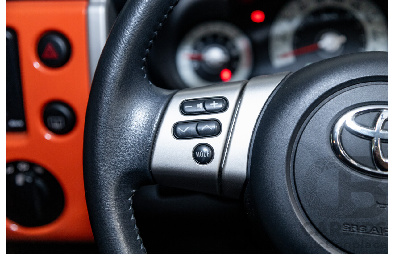 12/2012 Toyota Fj Cruiser (4x4) GSJ15R 4d Wagon Orange Clay V6 4.0L