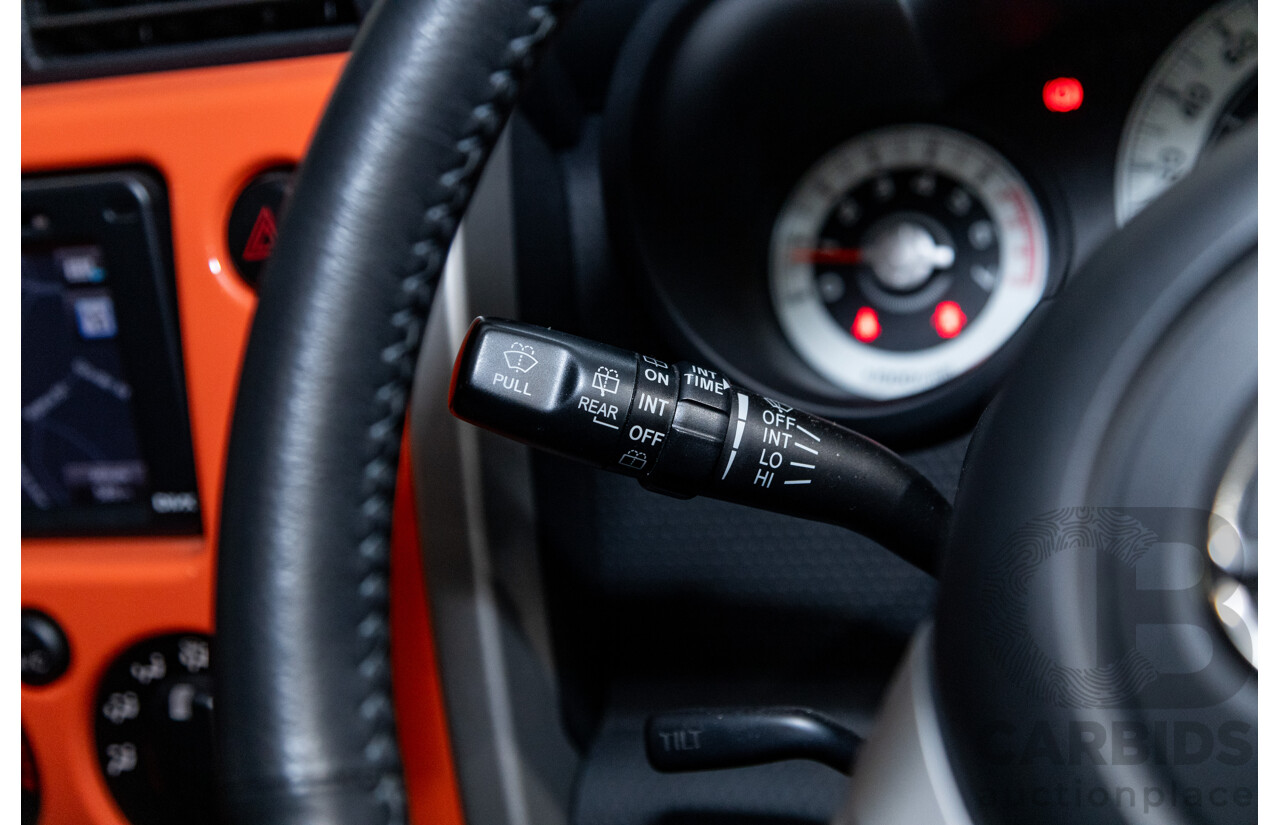 12/2012 Toyota Fj Cruiser (4x4) GSJ15R 4d Wagon Orange Clay V6 4.0L