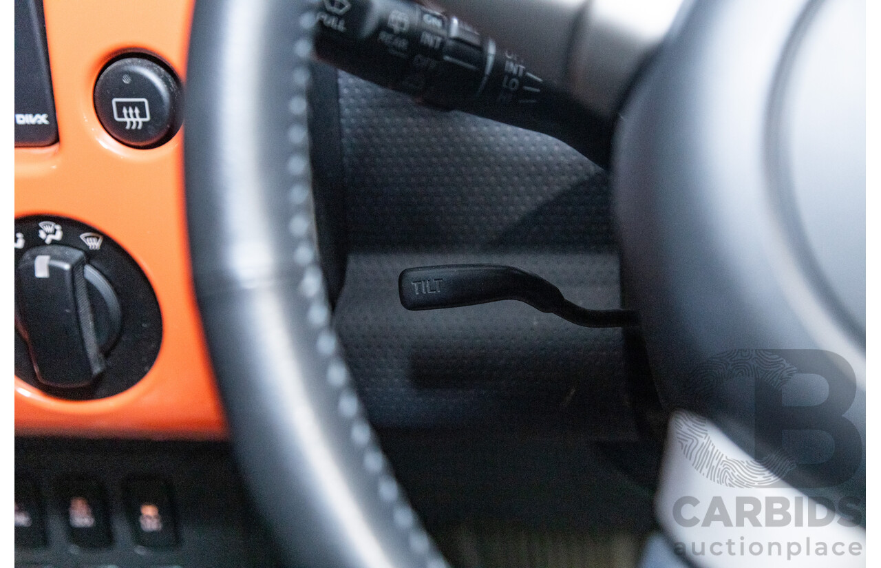 12/2012 Toyota Fj Cruiser (4x4) GSJ15R 4d Wagon Orange Clay V6 4.0L