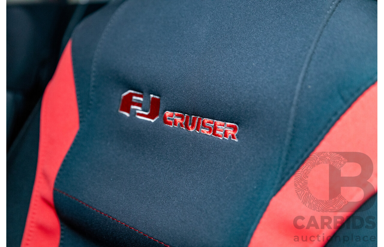 12/2012 Toyota Fj Cruiser (4x4) GSJ15R 4d Wagon Orange Clay V6 4.0L