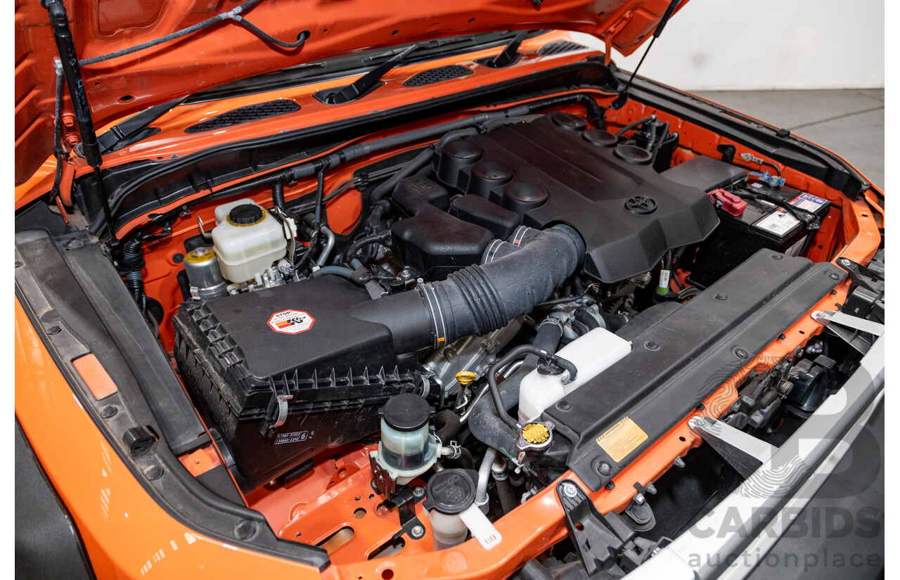 12/2012 Toyota Fj Cruiser (4x4) GSJ15R 4d Wagon Orange Clay V6 4.0L