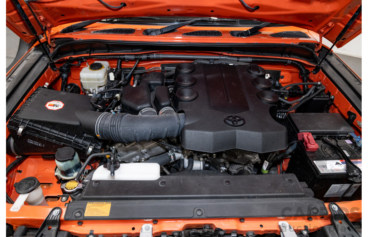 12/2012 Toyota Fj Cruiser (4x4) GSJ15R 4d Wagon Orange Clay V6 4.0L