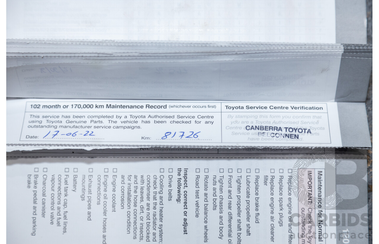 12/2012 Toyota Fj Cruiser (4x4) GSJ15R 4d Wagon Orange Clay V6 4.0L