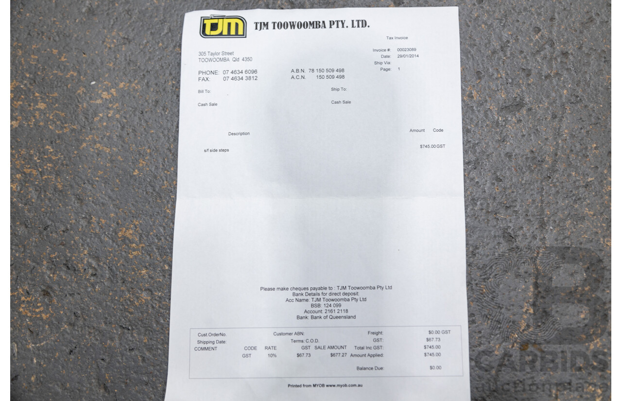 12/2012 Toyota Fj Cruiser (4x4) GSJ15R 4d Wagon Orange Clay V6 4.0L