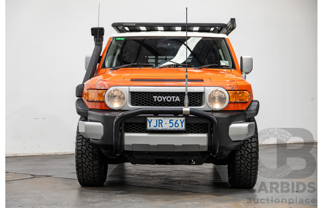 12/2012 Toyota Fj Cruiser (4x4) GSJ15R 4d Wagon Orange Clay V6 4.0L