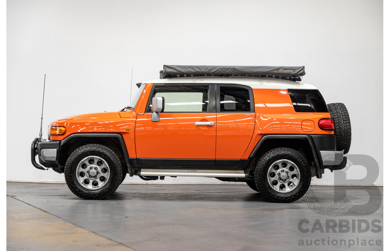 12/2012 Toyota Fj Cruiser (4x4) GSJ15R 4d Wagon Orange Clay V6 4.0L
