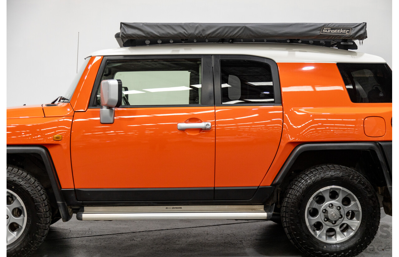 12/2012 Toyota Fj Cruiser (4x4) GSJ15R 4d Wagon Orange Clay V6 4.0L