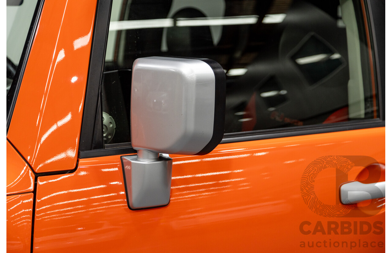 12/2012 Toyota Fj Cruiser (4x4) GSJ15R 4d Wagon Orange Clay V6 4.0L