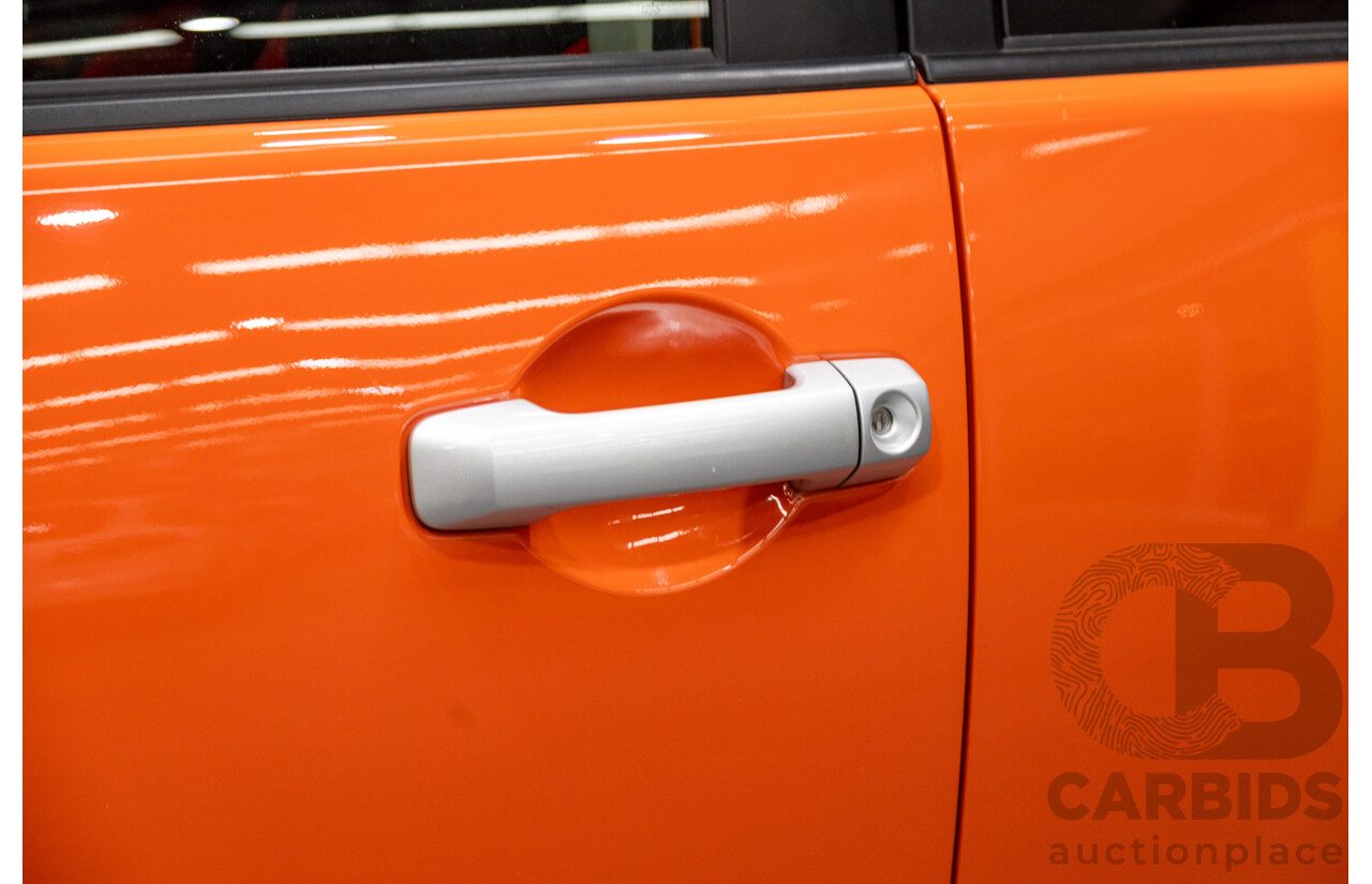 12/2012 Toyota Fj Cruiser (4x4) GSJ15R 4d Wagon Orange Clay V6 4.0L