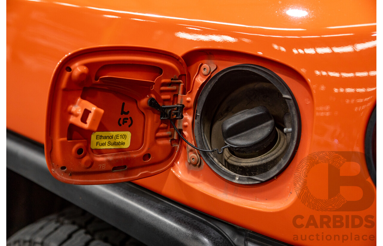 12/2012 Toyota Fj Cruiser (4x4) GSJ15R 4d Wagon Orange Clay V6 4.0L