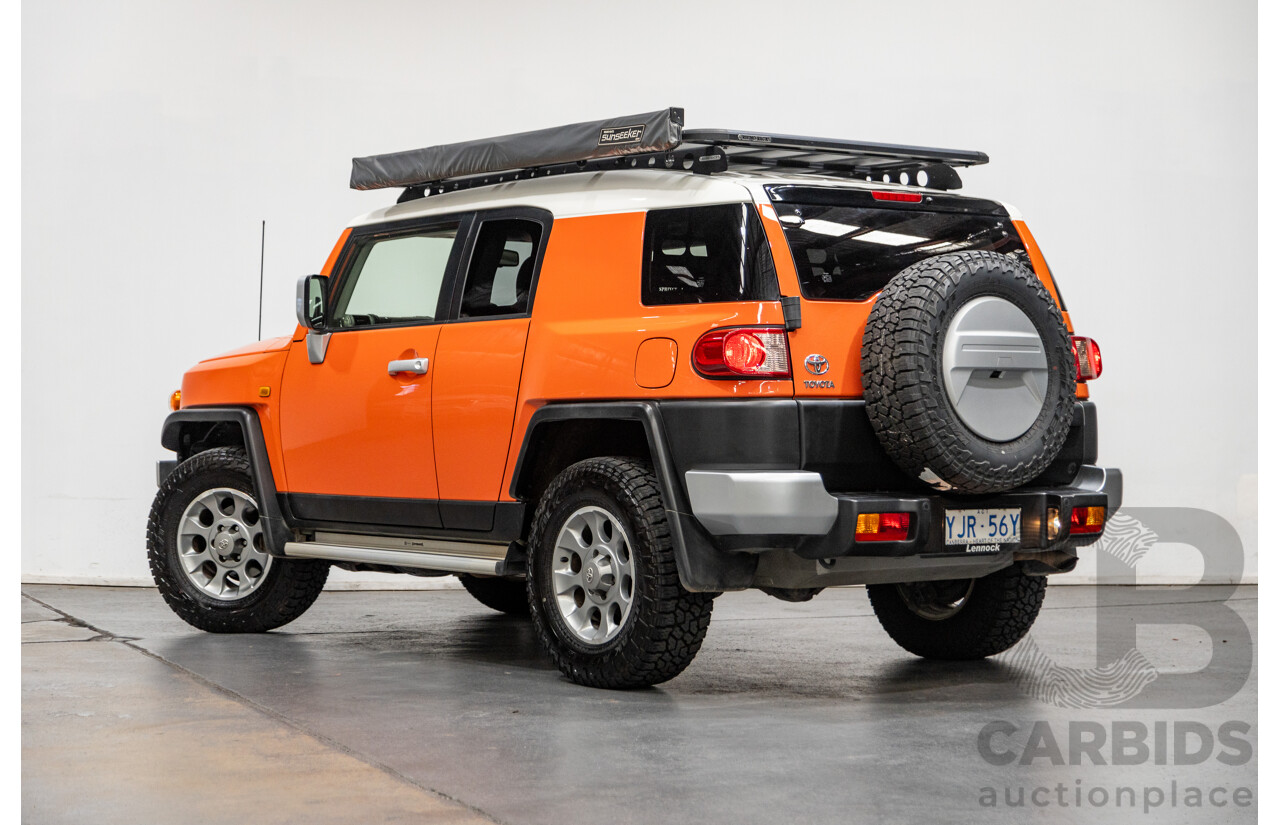 12/2012 Toyota Fj Cruiser (4x4) GSJ15R 4d Wagon Orange Clay V6 4.0L