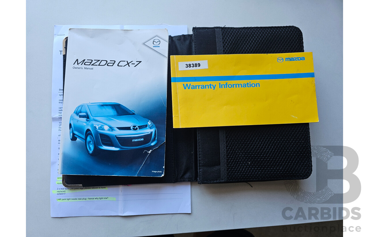 6/2011 Mazda Cx-7 Classic (fwd) ER MY10 4d Wagon Grey 2.5L