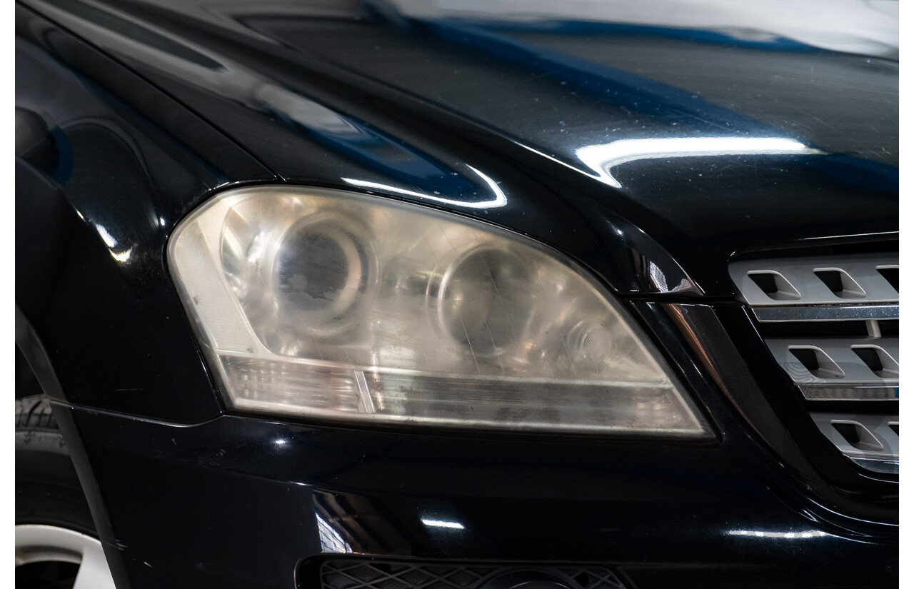 11/2007 Mercedes Benz ML280 CDI (4x4) W164 4d Wagon Black Turbo Diesel 3.0L