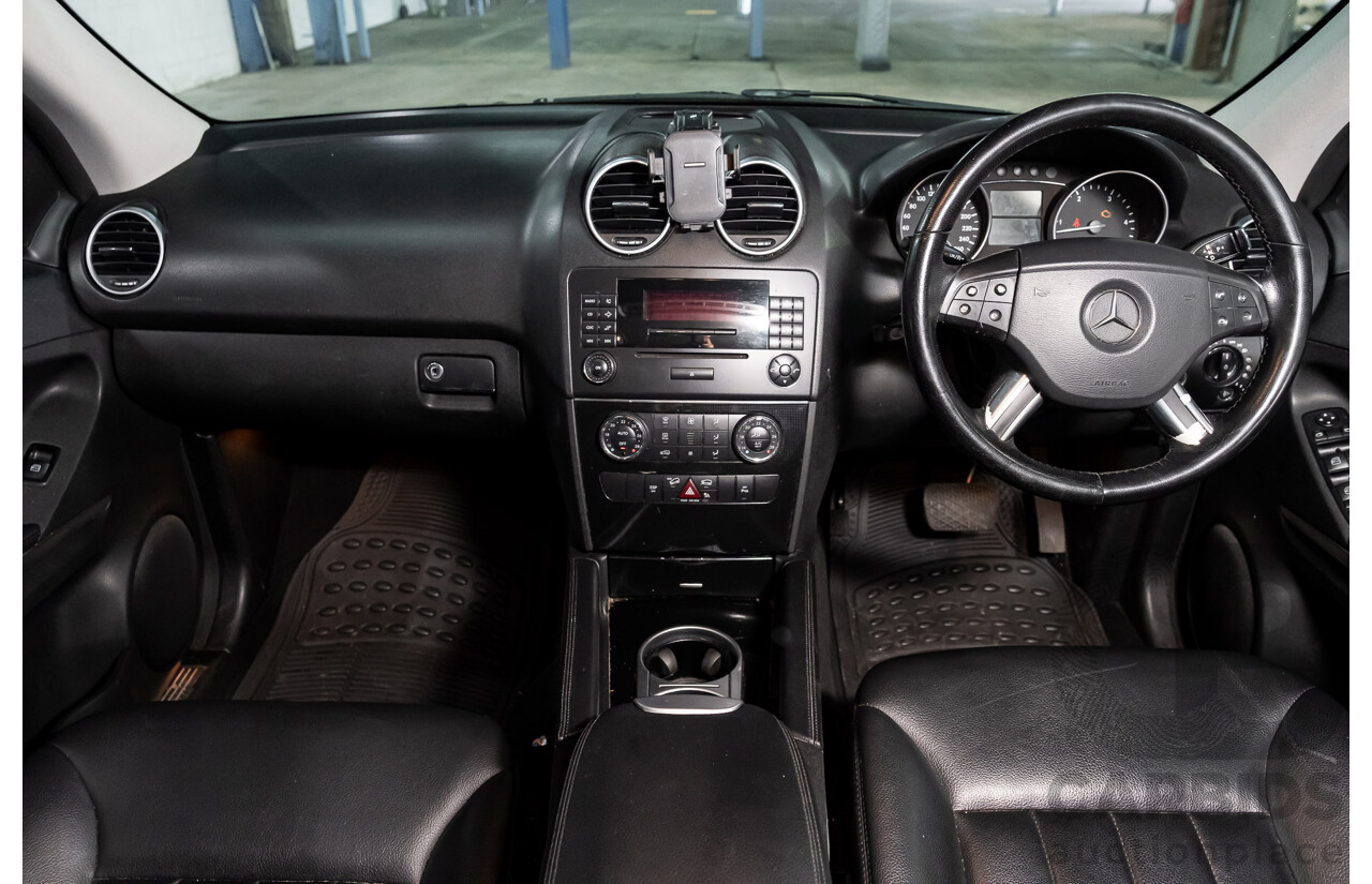 11/2007 Mercedes Benz ML280 CDI (4x4) W164 4d Wagon Black Turbo Diesel 3.0L