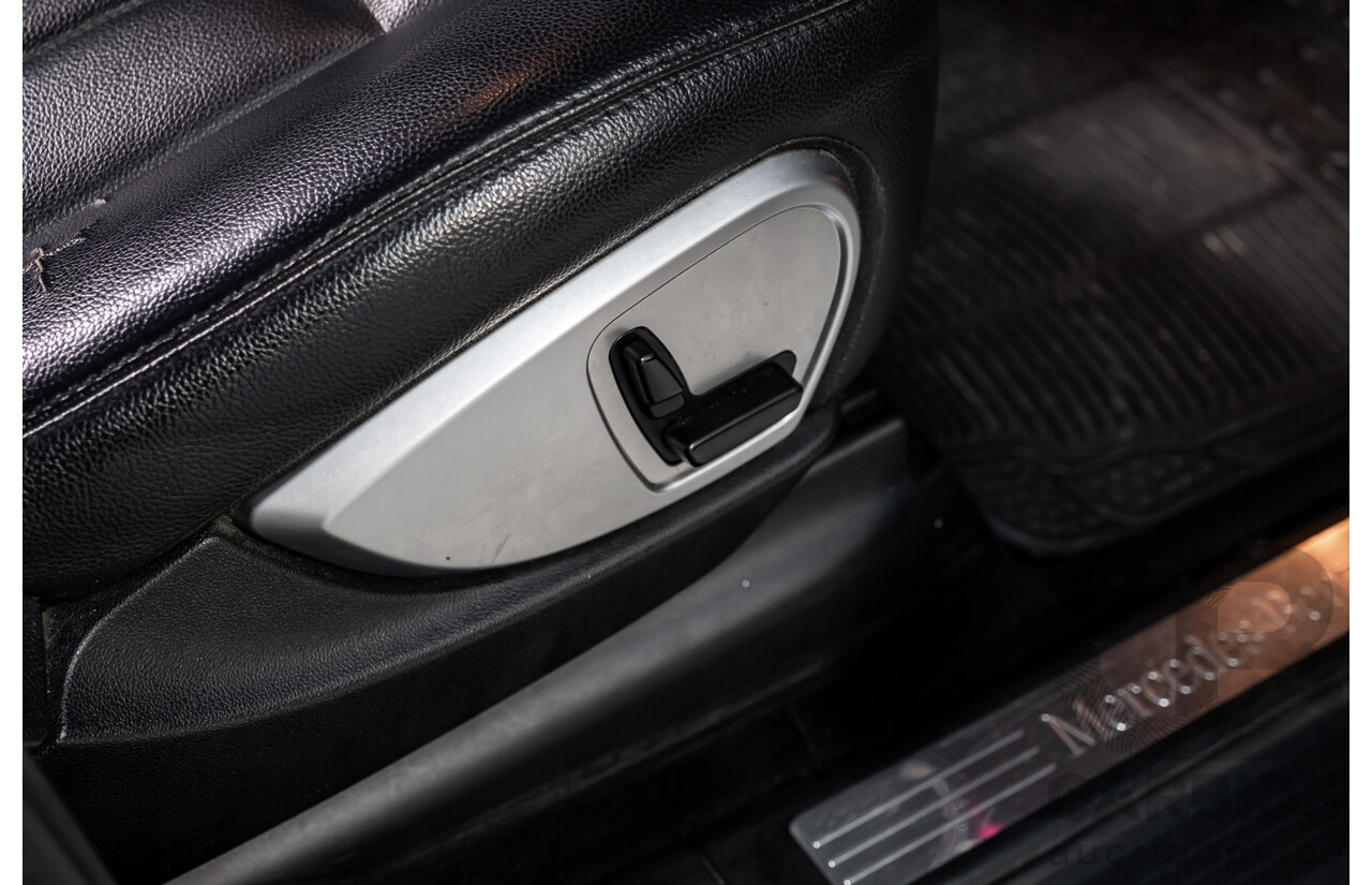 11/2007 Mercedes Benz ML280 CDI (4x4) W164 4d Wagon Black Turbo Diesel 3.0L