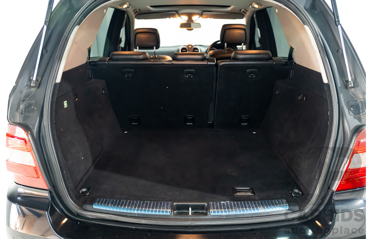 11/2007 Mercedes Benz ML280 CDI (4x4) W164 4d Wagon Black Turbo Diesel 3.0L