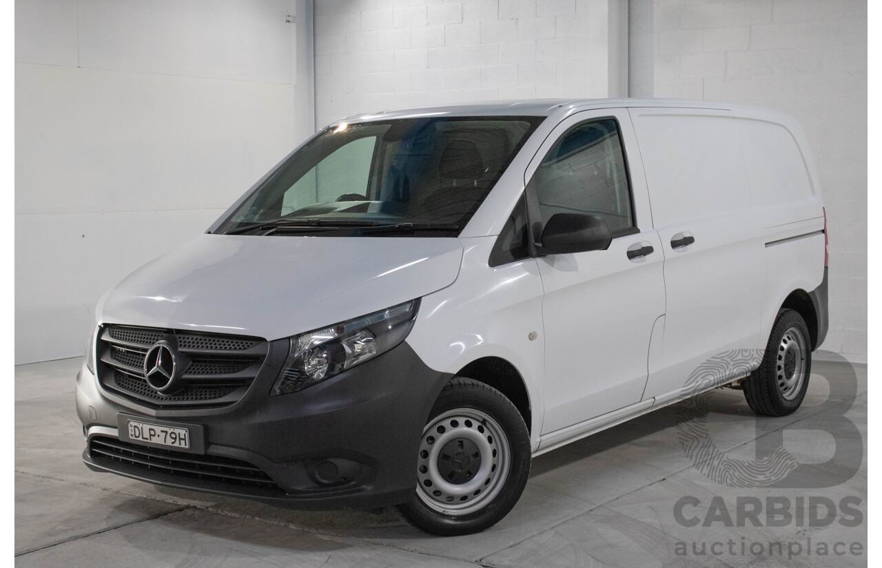 8/2016 Mercedes-Benz Vito 111CDI Compact MY16 4d Van White Turbo Diesel 2.1L