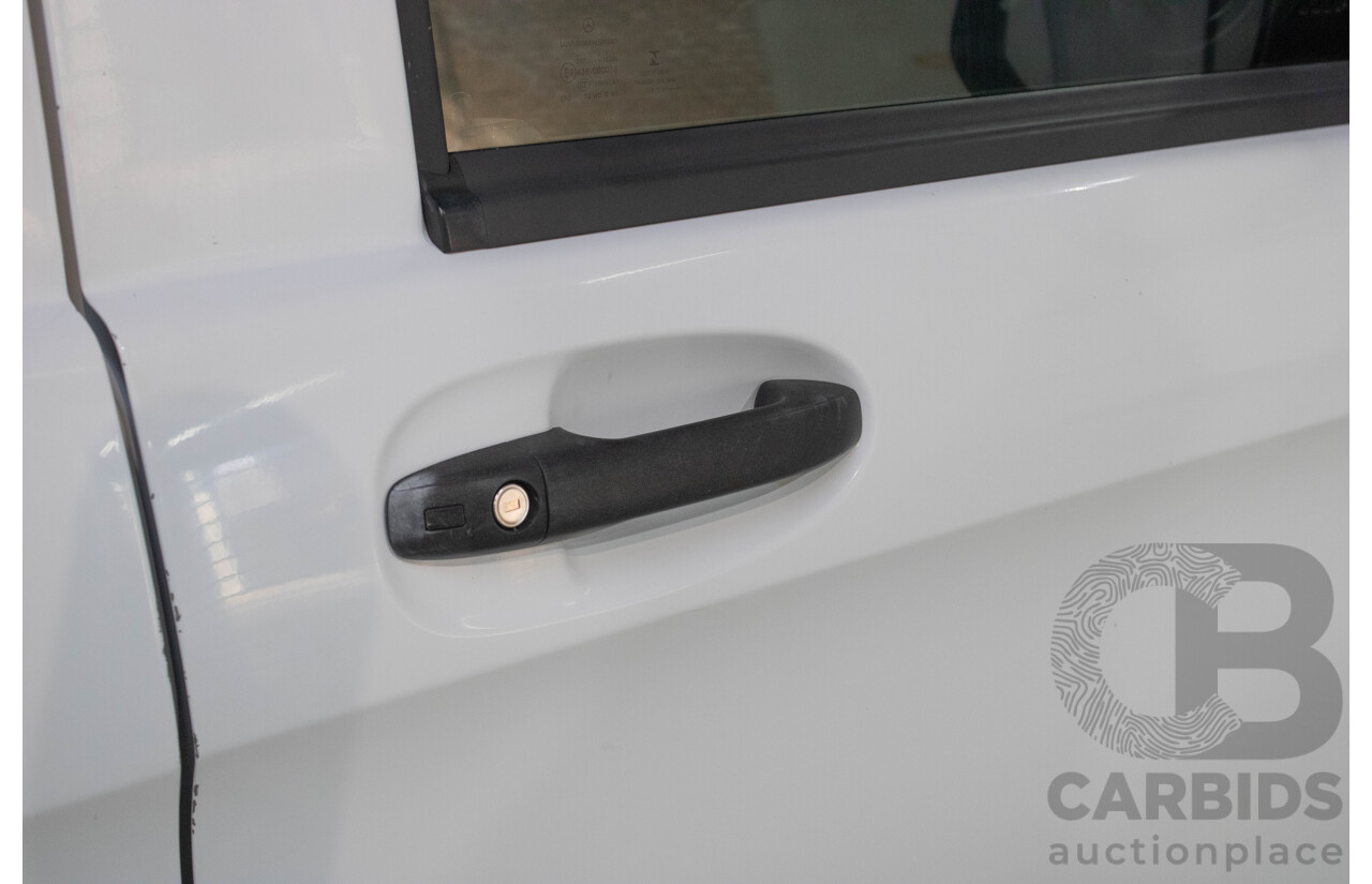 8/2016 Mercedes-Benz Vito 111CDI Compact MY16 4d Van White Turbo Diesel 2.1L