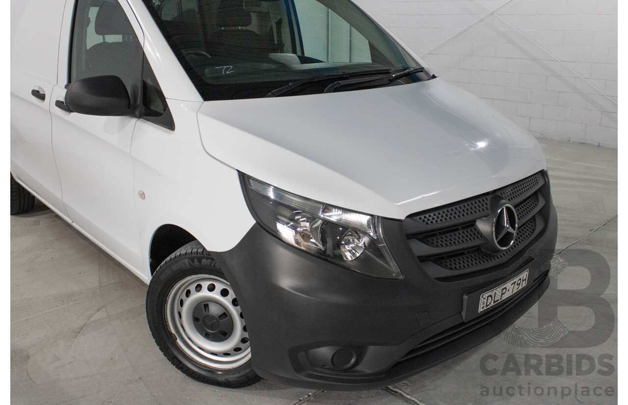 8/2016 Mercedes-Benz Vito 111CDI Compact MY16 4d Van White Turbo Diesel 2.1L