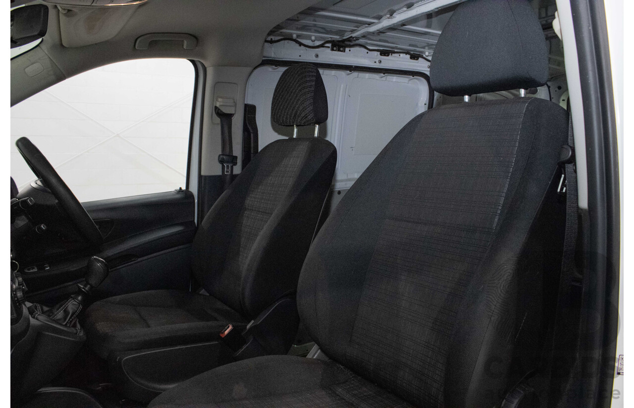 8/2016 Mercedes-Benz Vito 111CDI Compact MY16 4d Van White Turbo Diesel 2.1L