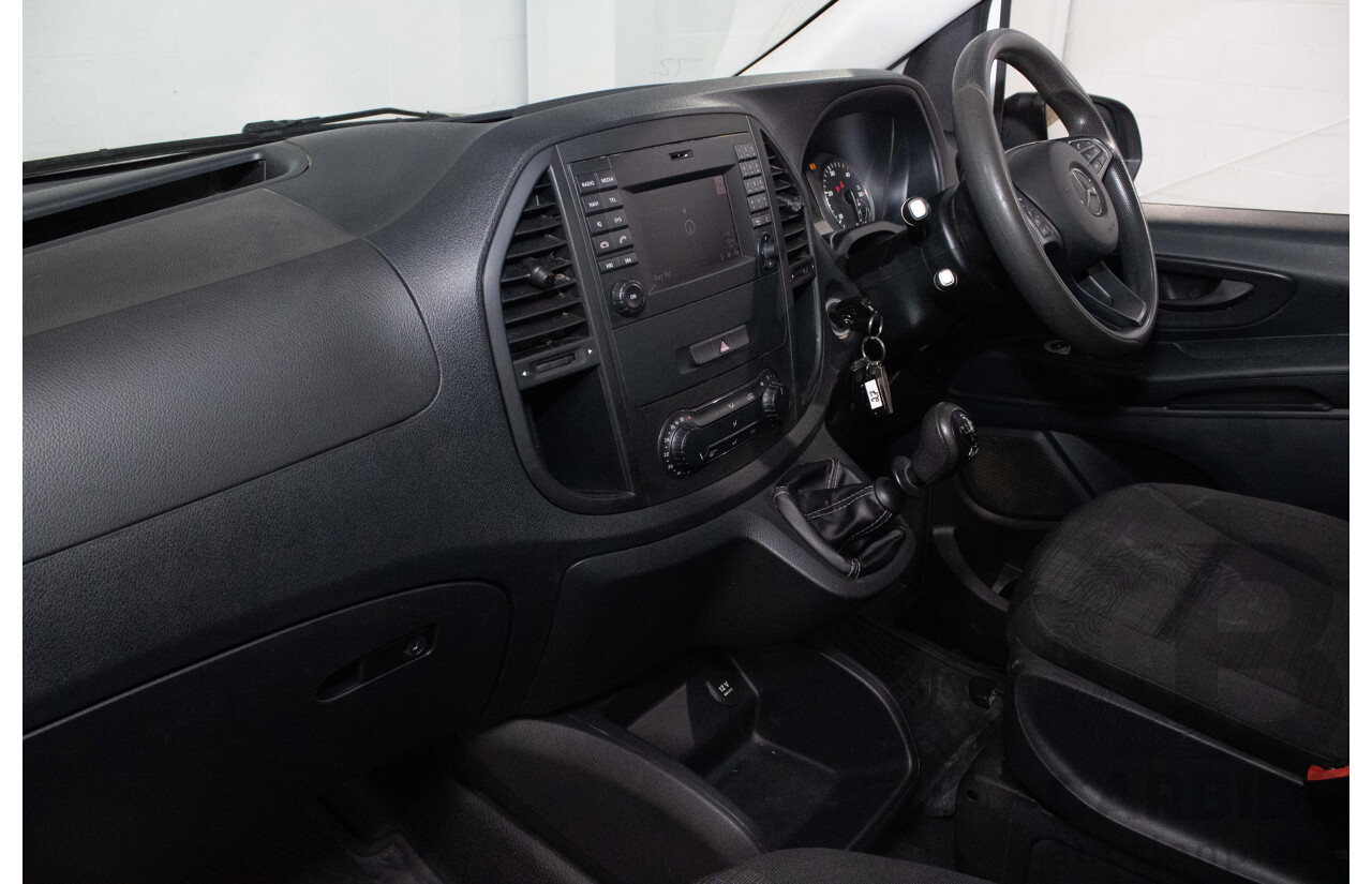 8/2016 Mercedes-Benz Vito 111CDI Compact MY16 4d Van White Turbo Diesel 2.1L