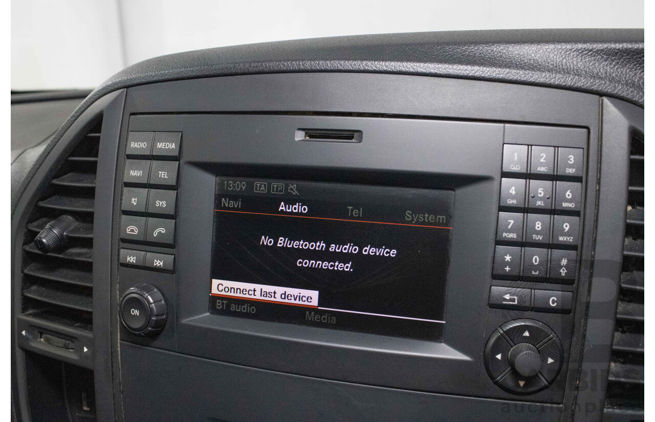 8/2016 Mercedes-Benz Vito 111CDI Compact MY16 4d Van White Turbo Diesel 2.1L