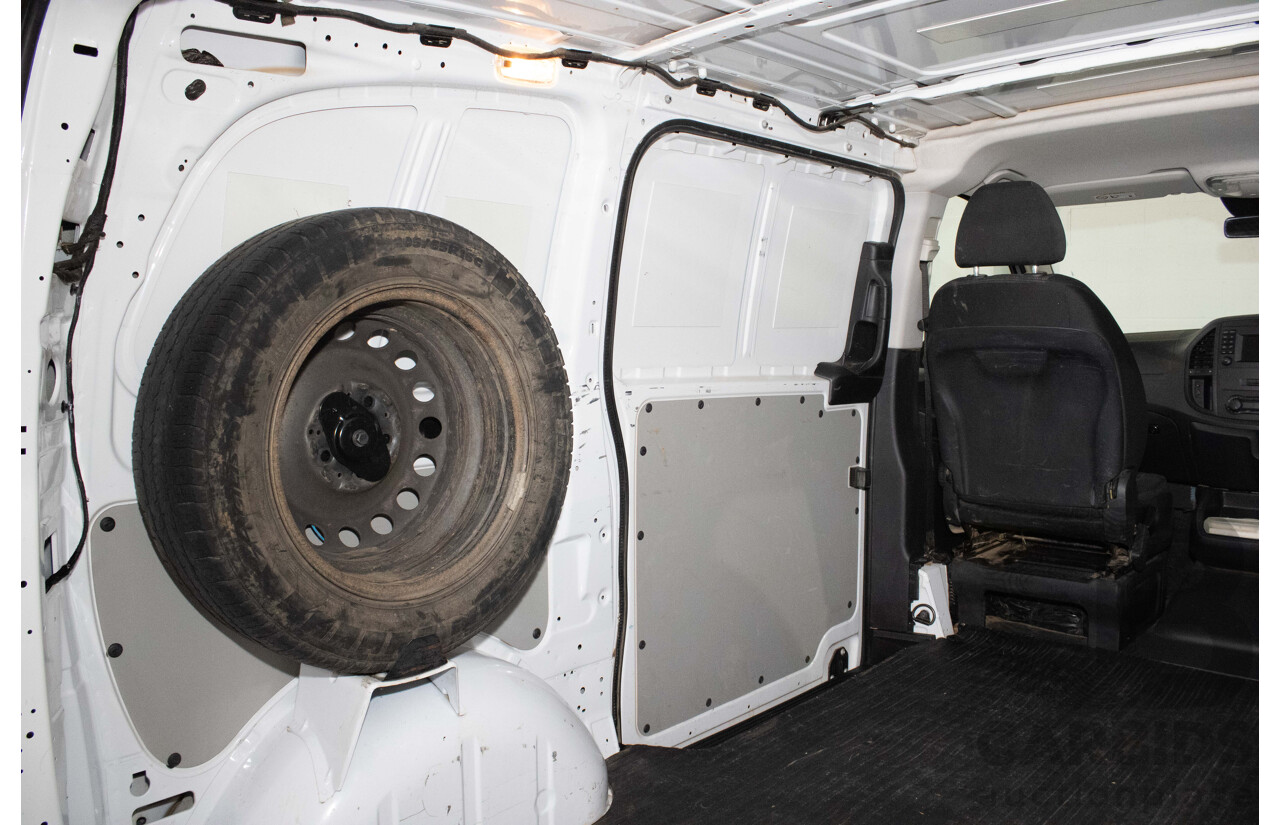 8/2016 Mercedes-Benz Vito 111CDI Compact MY16 4d Van White Turbo Diesel 2.1L