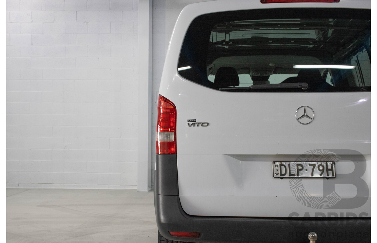 8/2016 Mercedes-Benz Vito 111CDI Compact MY16 4d Van White Turbo Diesel 2.1L