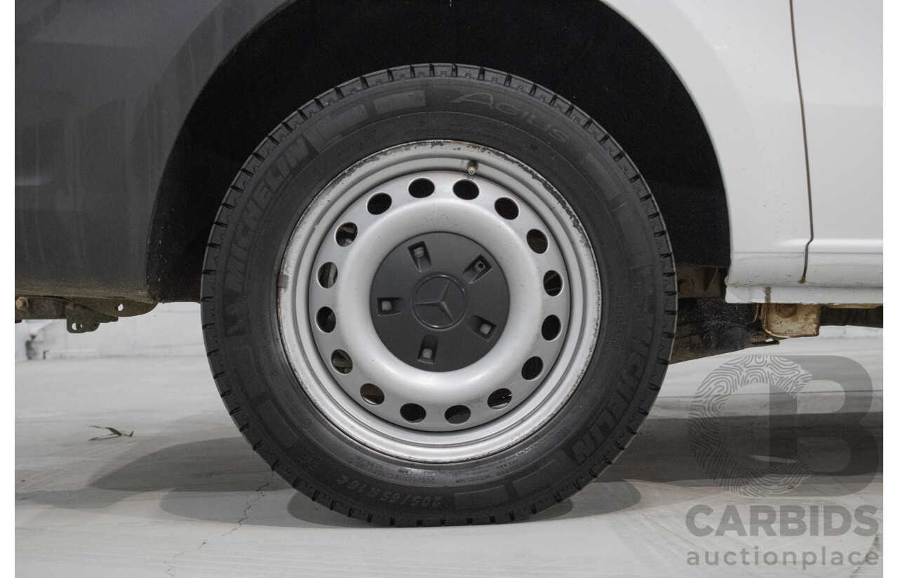 8/2016 Mercedes-Benz Vito 111CDI Compact MY16 4d Van White Turbo Diesel 2.1L