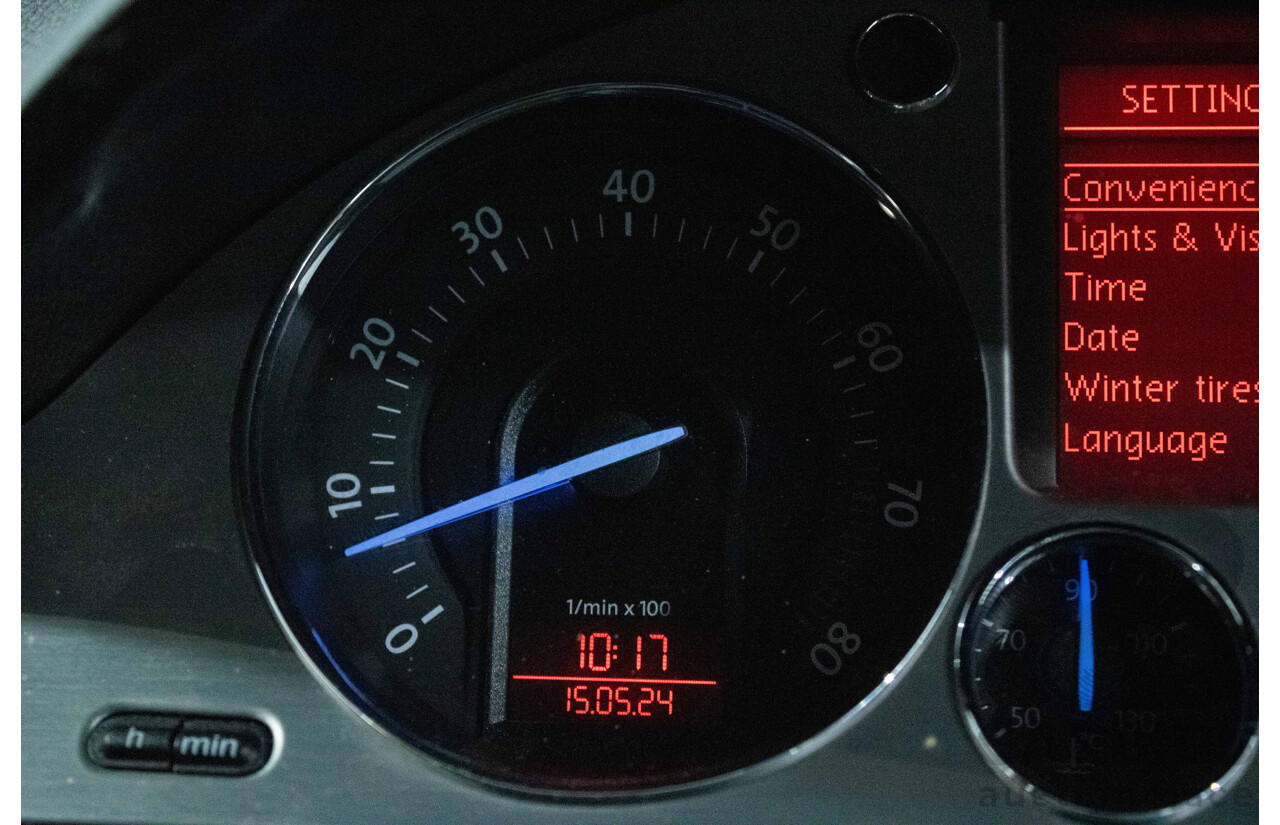 6/2008 Volkswagen Passat R36 (AWD) 3C MY08 4d Wagon Black VR6 3.6L