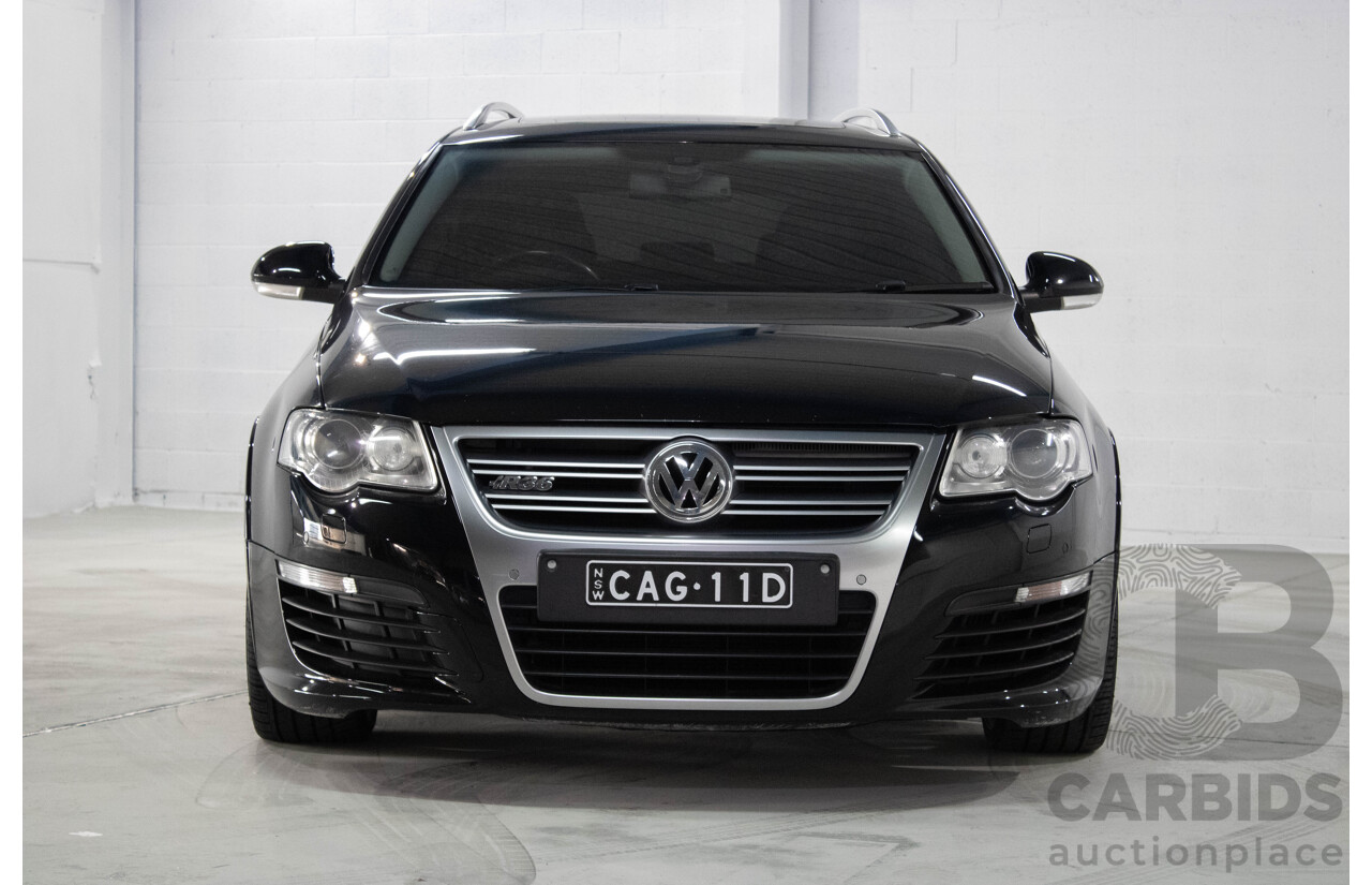 6/2008 Volkswagen Passat R36 (AWD) 3C MY08 4d Wagon Black VR6 3.6L