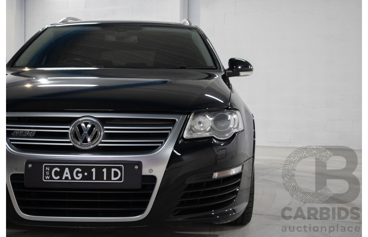 6/2008 Volkswagen Passat R36 (AWD) 3C MY08 4d Wagon Black VR6 3.6L