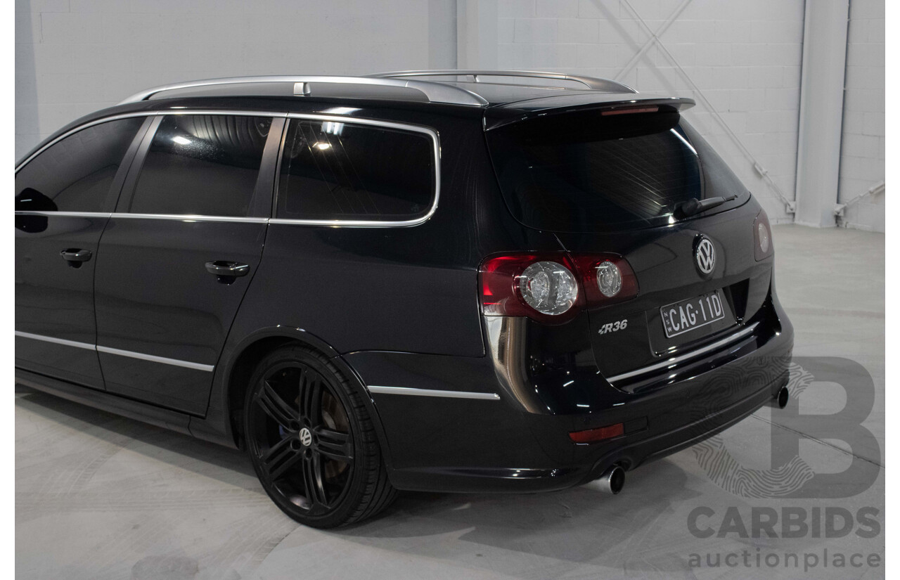 6/2008 Volkswagen Passat R36 (AWD) 3C MY08 4d Wagon Black VR6 3.6L