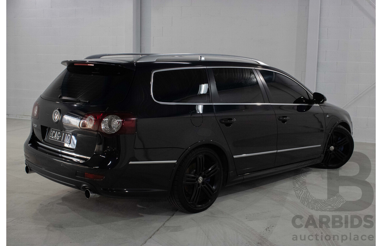 6/2008 Volkswagen Passat R36 (AWD) 3C MY08 4d Wagon Black VR6 3.6L