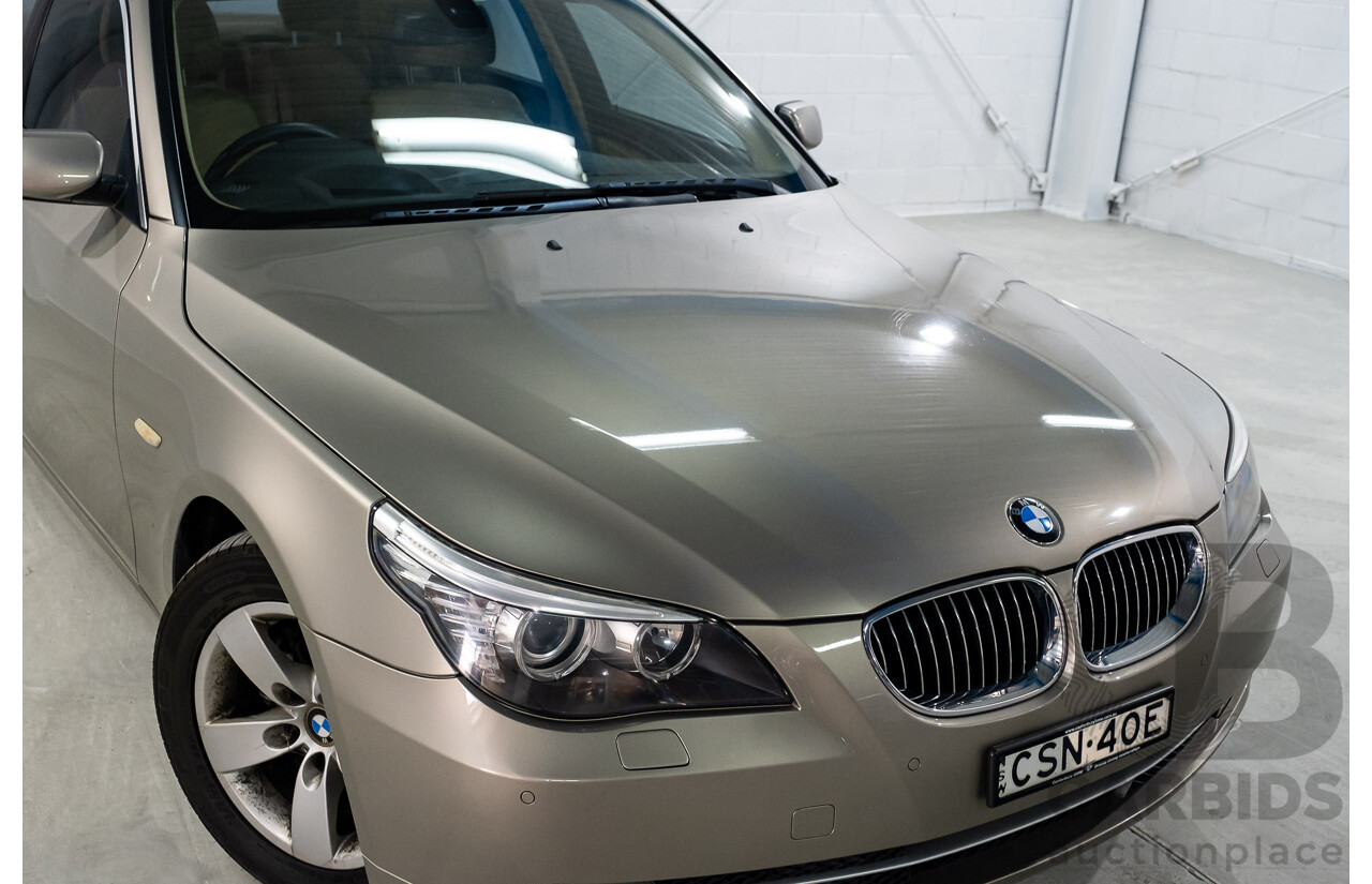 7/2008 BMW 523i E60 MY09 4d Sedan Bronze 2.5L