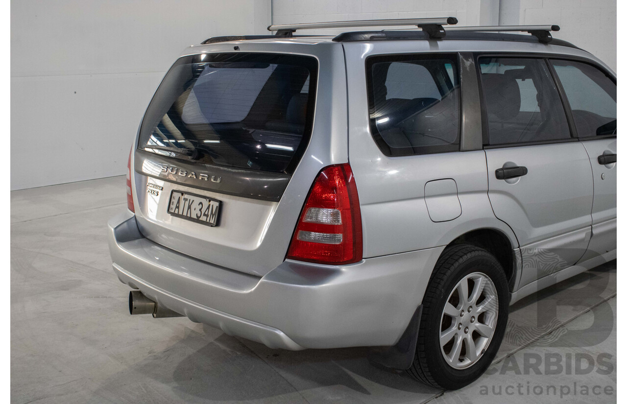 2/2005 Subaru Forester XS MY05 4d Wagon Silver 2.5L